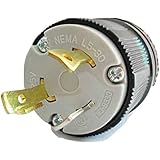 Amazon.com: NEMA L5-30R Locking Receptacle 120V, 30A by ... l5 30p wiring ac plug 