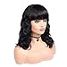 Quantum Love Body Wave Human Hair Wigs with Bangs 100% Brazilian Virgin Human Hair Wigs Glueless Remy Human Hair Natural Color Wig for Women