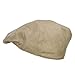 e4Hats.com Men's Linen Summer Ivy Cap - Khaki S-M
