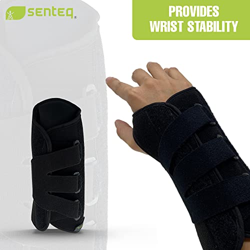 SENTEQ Wrist Brace Support Carpal Tunnel Splint Stabilizer For Men And