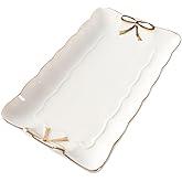 Zerodeko 1pc Rectangular Plate Ring Necklace Holder Vintage Jewelry Holder Jewelry Display Trays Cosmetic Vanity Tray Dessert