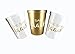 Bachelorette Party Cups:(12 Pack) I Said Yaaas! / She Said Yaaas! Style Plastic Cup Set for Weddings, Bridal Showers, Engagement Party Decoration & Bride to be Gift.(16 oz. White & Metallic Gold).