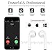 Bluetooth Earbuds, Wireless Headphones, Compatible iPhone X/8/8 Plus 7/7 Plus 6/6s Plus Android, Samsung Smartphones (White)thumb 4