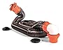 Camco RhinoFLEX 15ft RV Sewer Hose Kit, Includes Swivel Fitting and Translucent Elbow with 4-In-1 Dump Station Fitting, Storage Caps Included, Frustration-Free Packaging (39770)