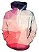 uideazone Unisex 3D Digital Printed Hoodies for Men Women Cool Graphic Fleece Hooded Sweatshirt with Big Pockets