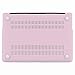 MOSISO Compatible with MacBook Air 13 inch Case (Models: A1369 & A1466, Older Version 2010-2017 Release), Protective Plastic Hard Shell Case & Keyboard Cover & Screen Protector, Clear Pink