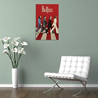 XYDQ Poster sur toile The Beatles – Art mural – Décoration de chambre de famille moderne – 50 x 75 cm - Les Beatles, Paul McCartney, John Lennon, RIngo Starr, George Harrison XYDQ Poster sur toile The Beatles - Art mural - Décoration de chambre de famille moderne - 50 x 75 cm – Image 5