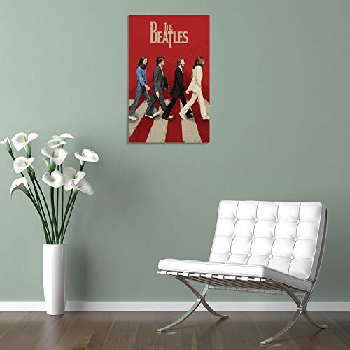 XYDQ Poster sur toile The Beatles – Art mural – Décoration de chambre de famille moderne – 50 x 75 cm - Les Beatles, Paul McCartney, John Lennon, RIngo Starr, George Harrison XYDQ Poster sur toile The Beatles - Art mural - Décoration de chambre de famille moderne - 50 x 75 cm – Image 6