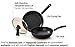 3 Piece 12 Inch Diamond Frying Pan and Wok Set