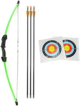 Sharrow アーチェリーおもちゃ おもちゃセット 弓矢おもちゃ おもちゃの弓 弓矢おもちゃ子供 ジュニア用スポーツゲーム 練習専用弓 子供ピストル クロスボウ アーチェリー15lbs Realpointappraisal Com