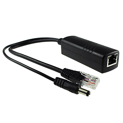 ANVISION 4-Pack Active 12V PoE Splitter Adapter Injector, IEEE 802.3af Compliant 10/100Mbps, DC 12V Output for IP Camera Wirelss AP Voip Phone