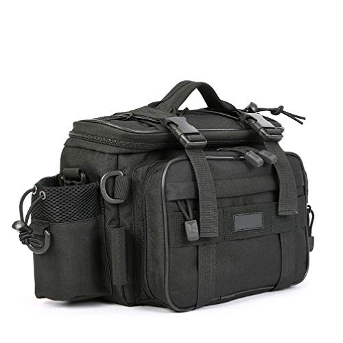 Toporchid Sport Outdoor Angeltasche Kamera Fototasche Multifunktionstaschen Umhängetaschen (Schwarz) – Bild 3
