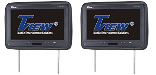 Tview t122pl-bk car headrest monitor, black