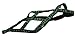 Weight Pulling Sledding Dog Harness X-Back Style Black/Green XXLarge, 24.5