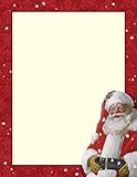 Christmas Stationery Jolly St. Nick Holiday Laser and Inkjet Printer Invitation Paper