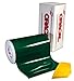VViViD ORACAL 651 Multi-Colored Vinyl Solvent-Based Adhesive-Backed Calendared Wrap Decals w/Yellow Multi-Purpose Squeegee (12x 5ft, Dark Green)