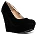 ZooShoo Gorgeous Platform Comfort Shoes - Closed Toe Wedge Pump - Comfortable Platform High Heel Wedges