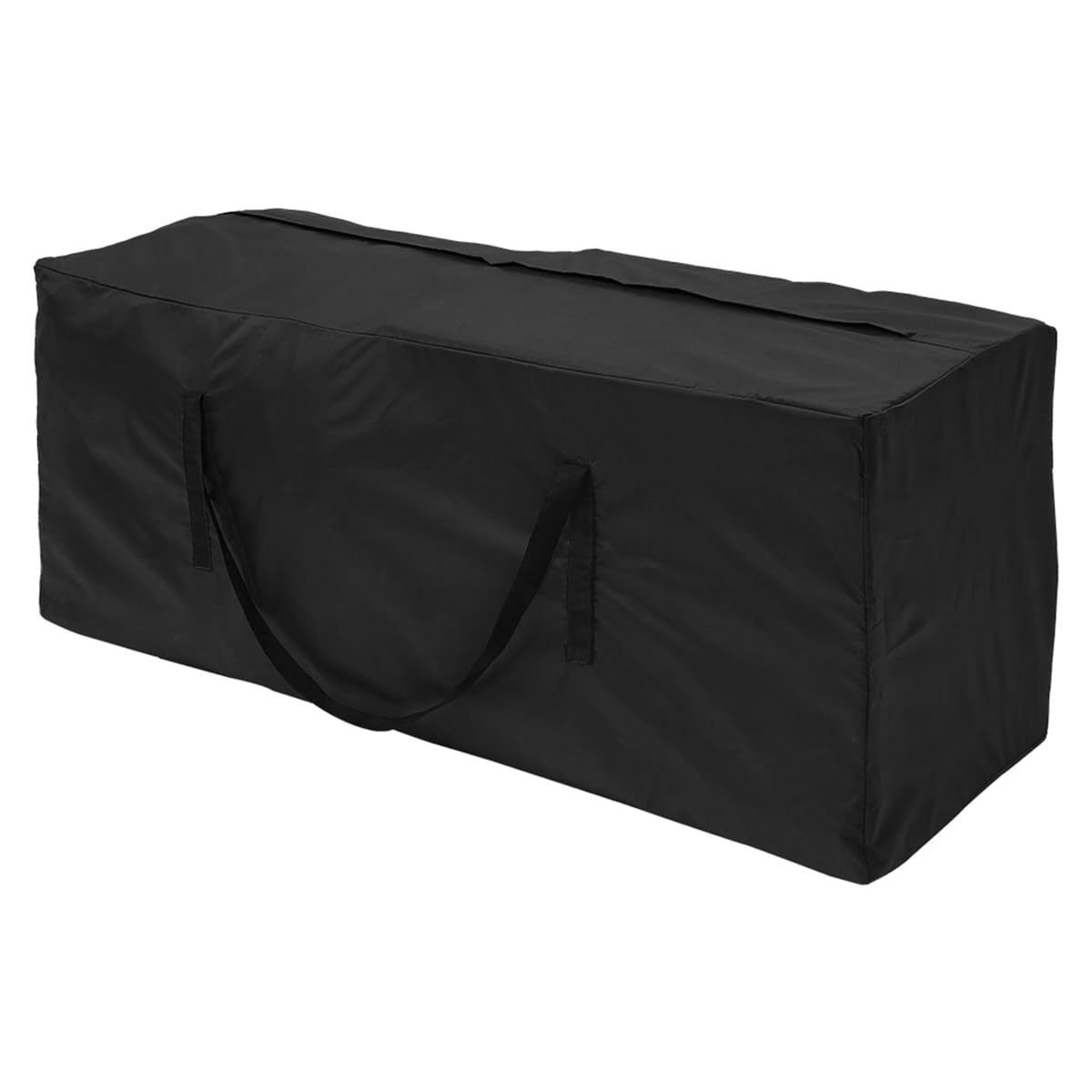 Sundeep Garden Cushion Storage Bag 173x76x51cm 210D Oxford Fabric Large Protective Patio Cushions and Cover (Black)
