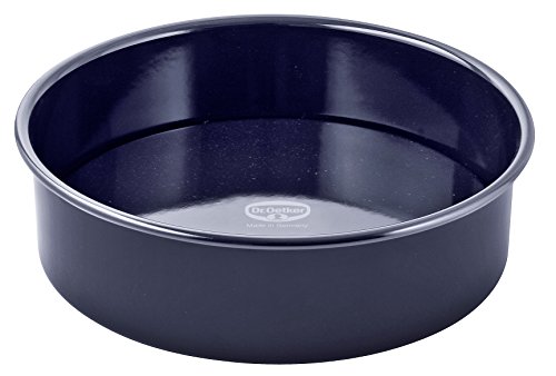 Dr. Oetker 2363 Enamel Round Cake With Removable Bottom, Pro Series, 11-Inch