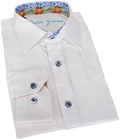 White Button Down Semi-Fitted Shirt