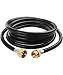 SHINESTAR 12ft Propane Hose Extension, Lp Gas Extension Hose for Distribution Tree, T and Y Connector, 1 in X 20 Female Throwaway Thread by 1inch X 20 Male Throwaway Thread primary