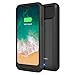 Maxboost iPhone X Battery Case [Atomic Power] Case for iPhone x 2017 4000mAh Rechargeable Juice Charging Case Portable Extended Backup Power Cover [Not Support Wireless Charger](Apple Certified Part)