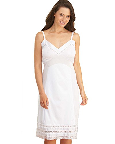 Velrose Snip-it Full Slip (1302), White, 46