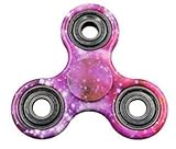 D-JOY New Style Premium Tri-Spinner Fidget Toy With Premium Hybrid Ceramic Bearing - Como (Galaxy Blue)