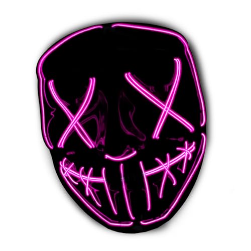 Led Mask Nightmare Pink