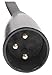 Rockville RCXFM20E-B 20ft XLR Female to Male Microphone Cable, 100% Copper, Shielded Design, Durable PVC Jacket, Flexible Length, Perfect for Musicians and Studio Recording