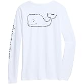 vineyard vines Men's Long Sleeve Vintage Whale Pocket T-Shirt