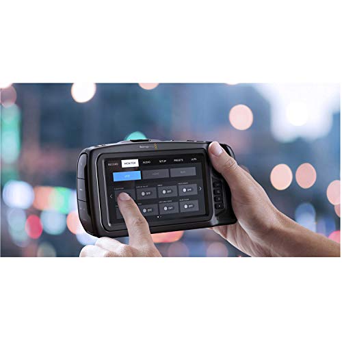 Blackmagic-Design-Pocket-Cinema-Camera-4K-with-Samsung-500GB-T5-Portable-Solid-State-Drive-Blue-Extended-Life-LP-E6-Spare-Battery-2700mAh-200Wh-HomeTravel-Battery-Charger-Cleaning-Cloth