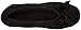 isotoner Women's Terry Ballerina Slipper, Black, 9.5-10.5
