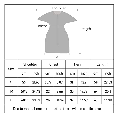 ZIGJOY Baby Wearable Blanket with 2Way Zipper Easy to Use 95 Bamboo