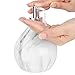 Luxspire Hand Soap Dispenser, 15.2 oz Marble Hand Lotion Bottle, Stainless Steel Pump Lotion Container, Refillable Liquid Hand Soap Jar, Resin Shower Dispensers for Bathroom, Kitchen, Marble White
