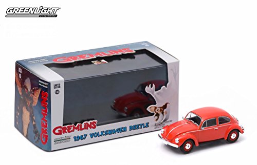 1967 VOLKSWAGEN BEETLE from the classic 1984 film GREMLINS * Greenlight Hollywood * 2015 Greenlight Collectibles Limited Edition 1:43 Scale Die-Cast Vehicle & Custom Display Case