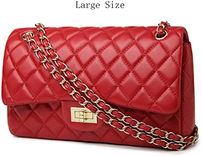 Classical Chains Women Bags Fashion Pu Leather Handbag Diamond Lattice Lady Shoulder Crossbody Bag