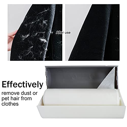 Mini Lint Rollers, Lint Rollers for Pet Hair Extra Sticky,Reusable Lint Rollers for Clothes Carpet Furniture Travel[2 Lint Rollers+6 Refiles]