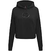 Pro Standard Womens WNBA Classic Triple Black Cropped Pullover Hoodie