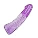 NewMagic® Condom Extender Crystal Soft Silicone Penis Extender Enlarger Sleeve Condom Sexual Delay Ejaculation Toy for Men (Lengthen 2.5-3.0inch) - Purple Color