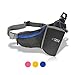 fitter's niche Hydration Fanny Pack, Water Bottle Holster Holder Running Belt for Men Women, fits iPhone Xs 8 Samsung, Reflective Water Resistant Waist Bag, Ideal for Hiking Travel Trips Outdoors