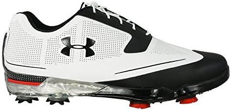 Under Armour Men's UA Tour Tips Golf Shoes Black/White 9.5 M