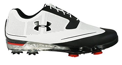 Under Armour Men's UA Tour Tips Golf Shoes Black/White 9.5 M