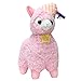 Alpacasso 17'' Pink Plush Alpaca, Cute Stuffed Animals Toys.(Nightcap)