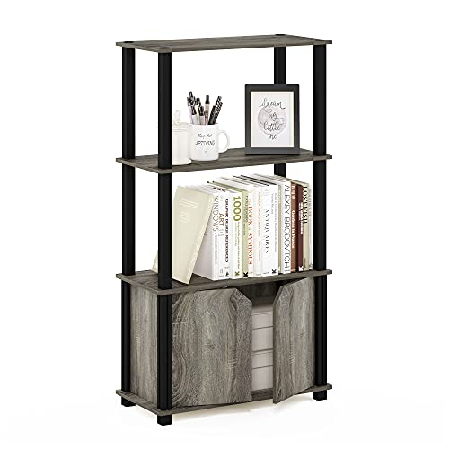Furinno Brahms 4-Tier Multipurpose Bookcase/Bookshelf/Display Shelf/Display Rac…