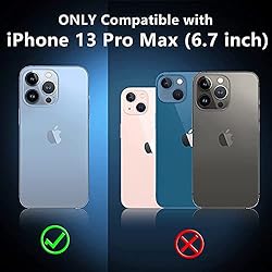 SPIDERCASE for iPhone 13 Pro Max Case, [Crystal