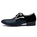 Blivener Men's Pointed Toe Suede Leather Dress Shoes Casual Oxford