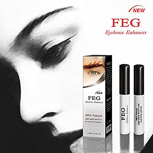 FEG Eyebrow Enhancer Growth Serum Liquid for Longer Thicker Darker Eyelash - 3 ml - Thumbnail 2