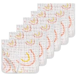 Looxii Muslin Burp Cloths 100% Cotton Large