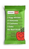 RXBAR Kids Whole Food Protein Bar, Apple Cinnamon Raisin, 1.16oz Bars, 16 Count